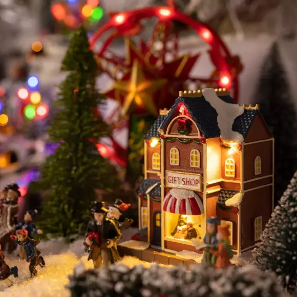 Eminza Village De Noël Lumineux à Piles Commerces