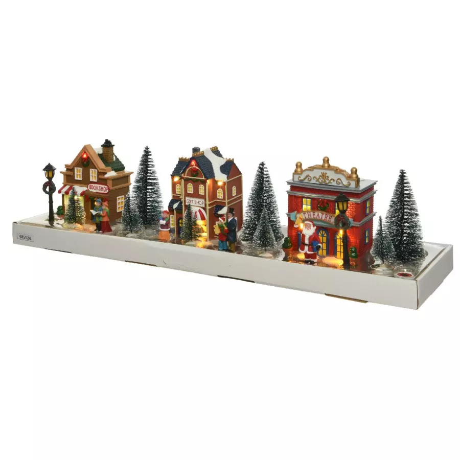 Eminza Village De Noël Lumineux à Piles Commerces