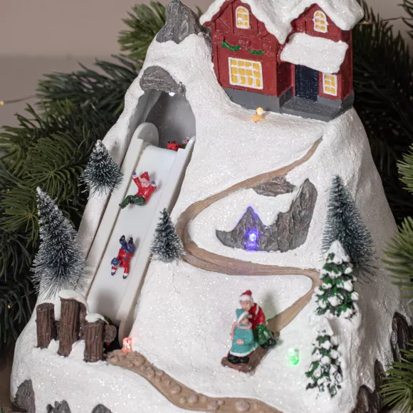 Eminza Village De Noël Lumineux Joie D'hiver