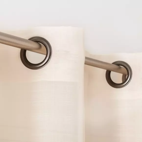 Eminza Voilage (145 X 240 Cm) Givrée Beige