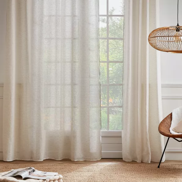 Eminza Voilage œillets (180 X 240 Cm) Maël Beige