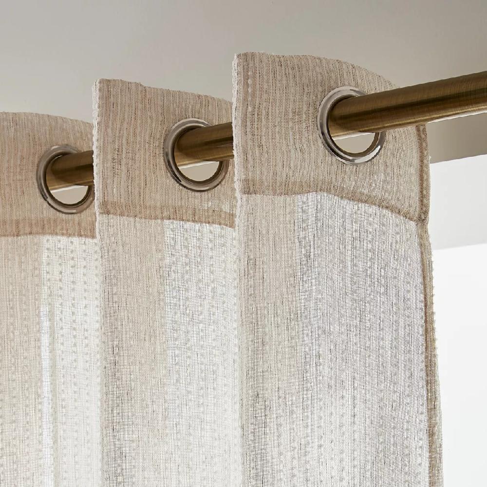 eminza Voilage œillets (280 x 240 cm) Arthur Beige