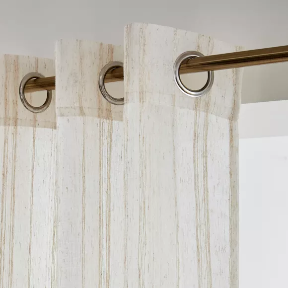 Eminza Voilage œillets (280 X 240 Cm) Théo Beige