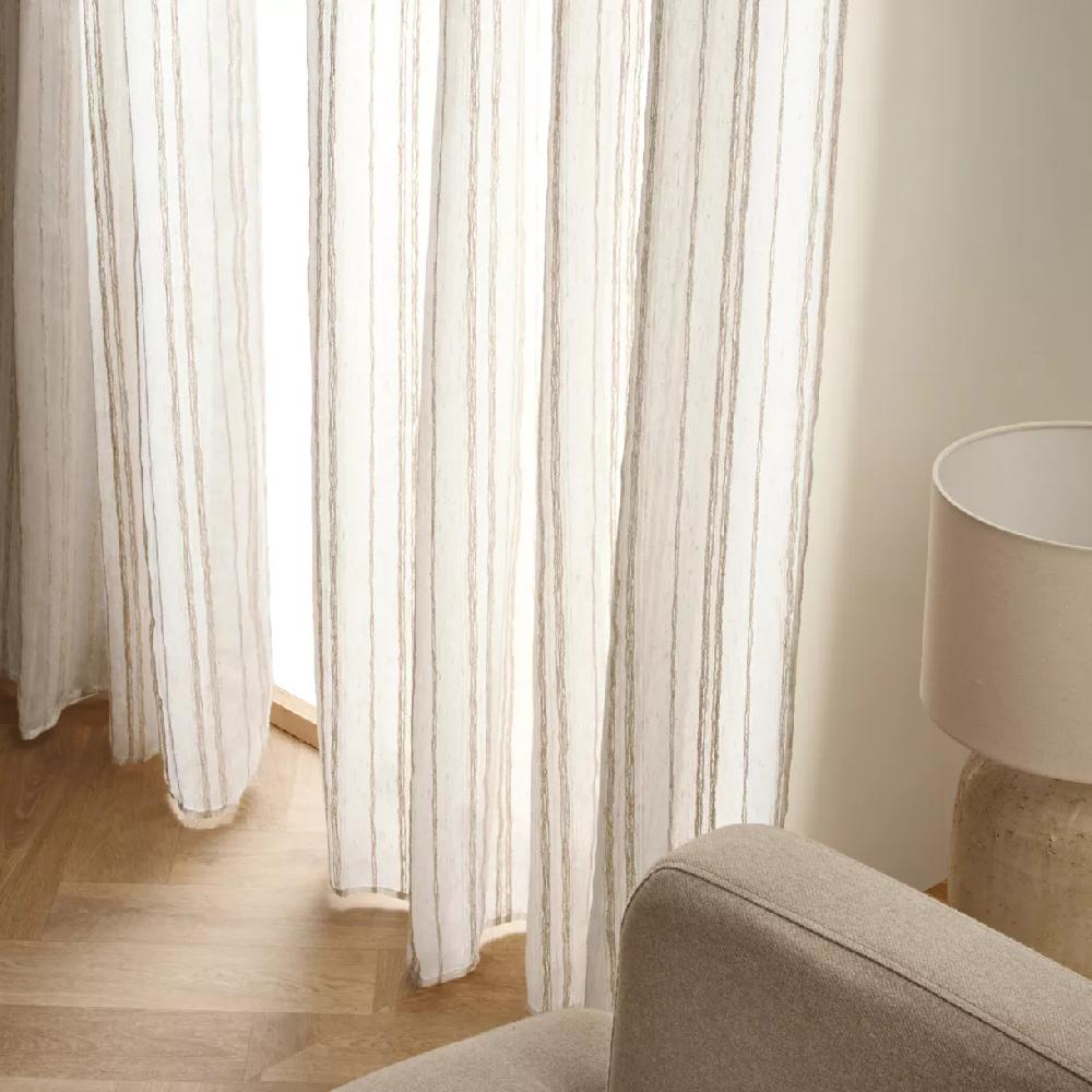 eminza Voilage œillets (280 x 240 cm) Théo Beige