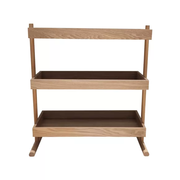Eminza Etagère 3 Niveaux Bois De Sapin (H70 Cm) Nordica