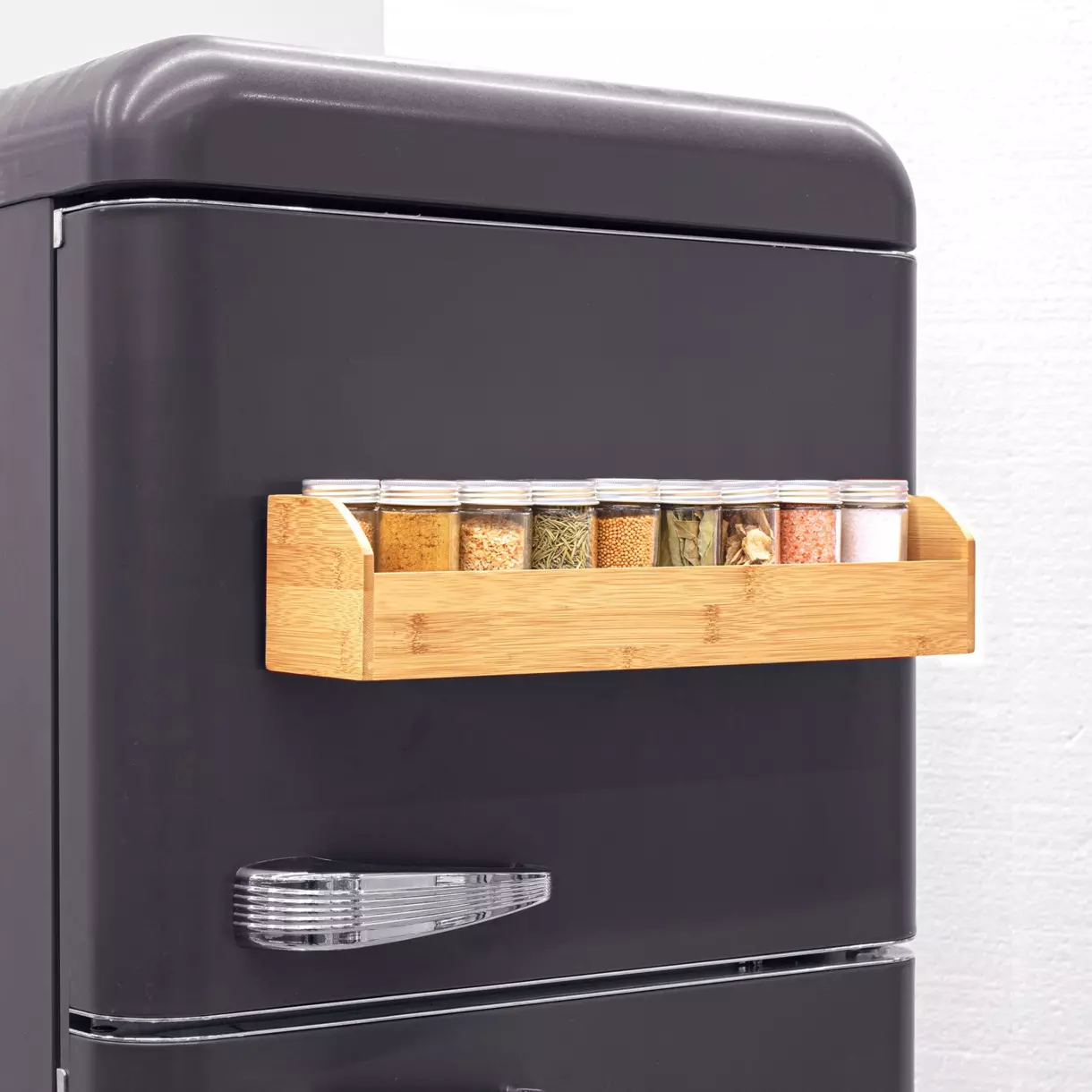 eminza Etagère à épices aimantée (44 x 9 cm) Siao Naturel