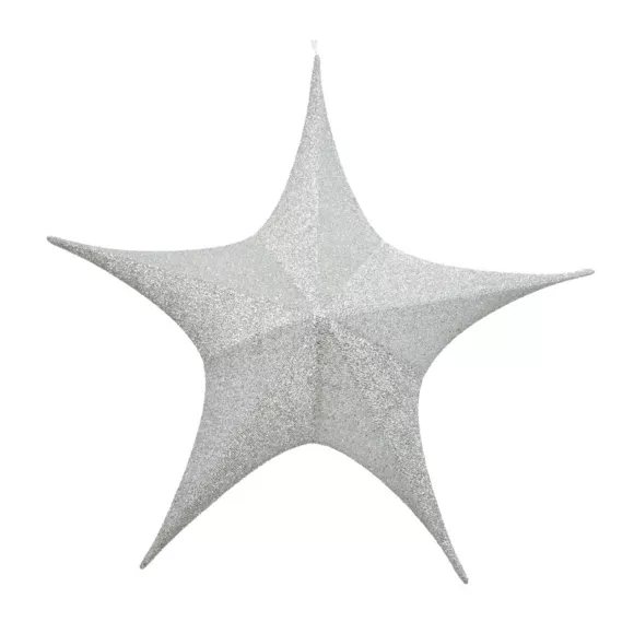 Eminza Etoile De Noël à Suspendre (D180 Cm) Christmas Argent