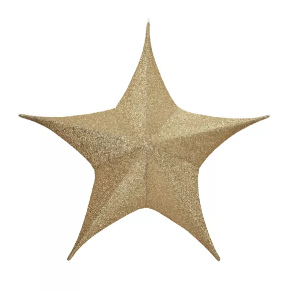 Eminza Etoile De Noël à Suspendre (D180 Cm) Christmas Or