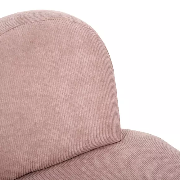 Eminza Fauteuil Enfant Velours (H50 Cm) Augustin Rose
