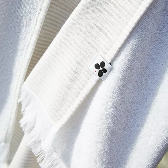 Eminza Fouta Coton Et éponge (95 X 180 Cm) Naël Beige Sable