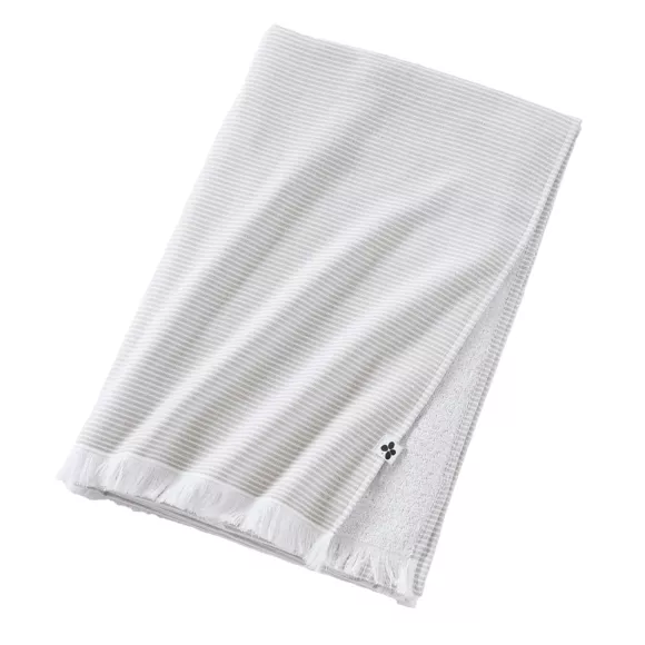 Eminza Fouta Coton Et éponge (95 X 180 Cm) Naël Vert Nénuphar