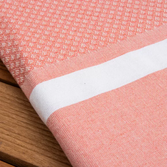 Eminza Fouta Coton Recyclé (100 X 200 Cm) Selma Corail