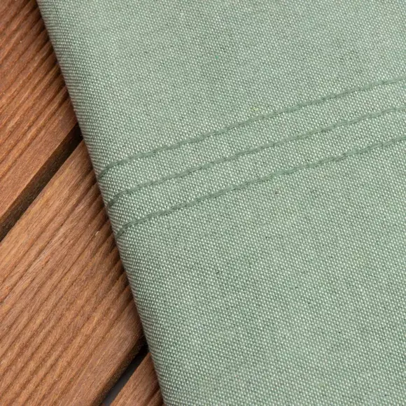 Eminza Fouta Coton Recyclé (100 X 200 Cm) Sunshine Vert Kaki