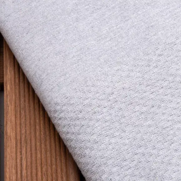 Eminza Fouta Coton Recyclé (200 X 200 Cm) Ecume Grise