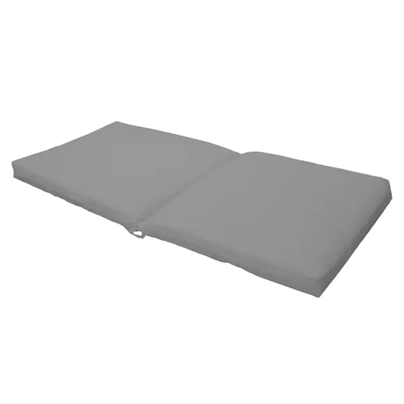 Eminza Galette De Chaise Extérieure Avec Dossier (90 X 40 Cm) Mambo Gris Anthracite