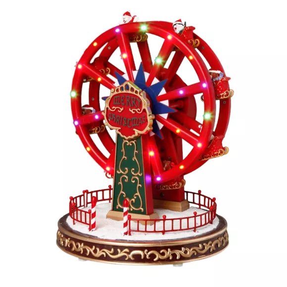 Eminza Grande Roue Lumineuse Et Musicale à Piles Lilio