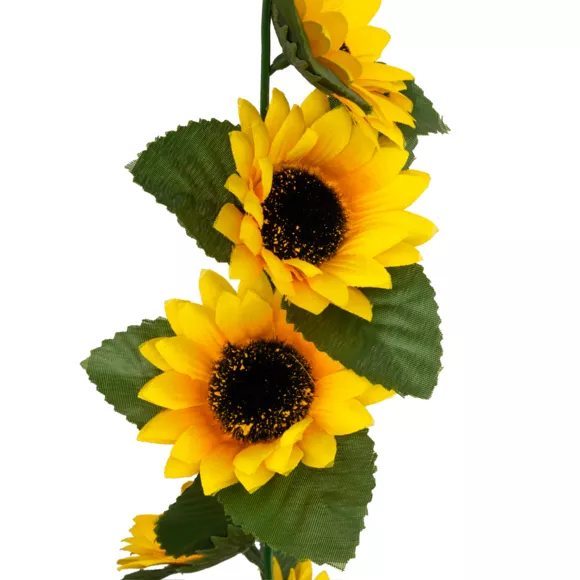 Eminza Guirlande Artificielle Tournesol (180 Cm) Naki Jaune