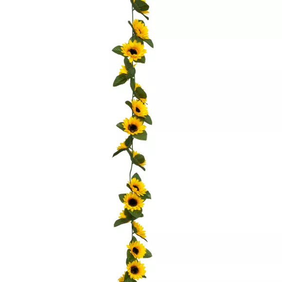 Eminza Guirlande Artificielle Tournesol (180 Cm) Naki Jaune