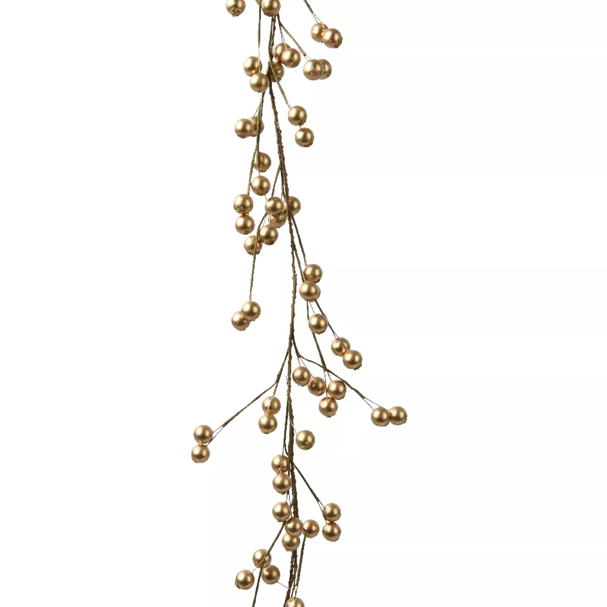 eminza Guirlande de baies (130 cm) Christmas nature Or
