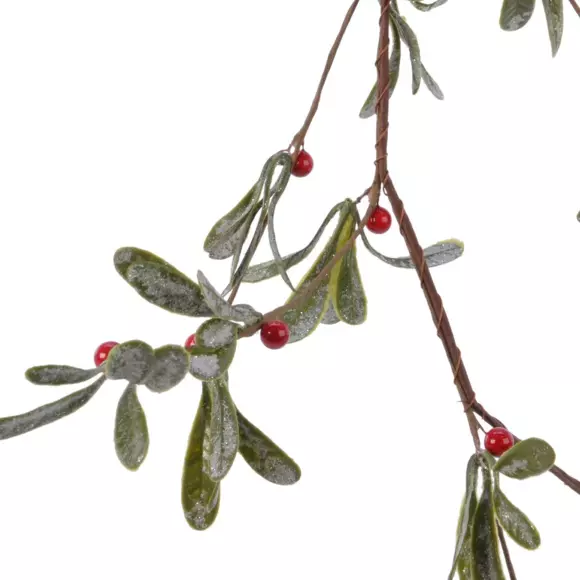 Eminza Guirlande De Baies (180 Cm) Nature Garnie Vert