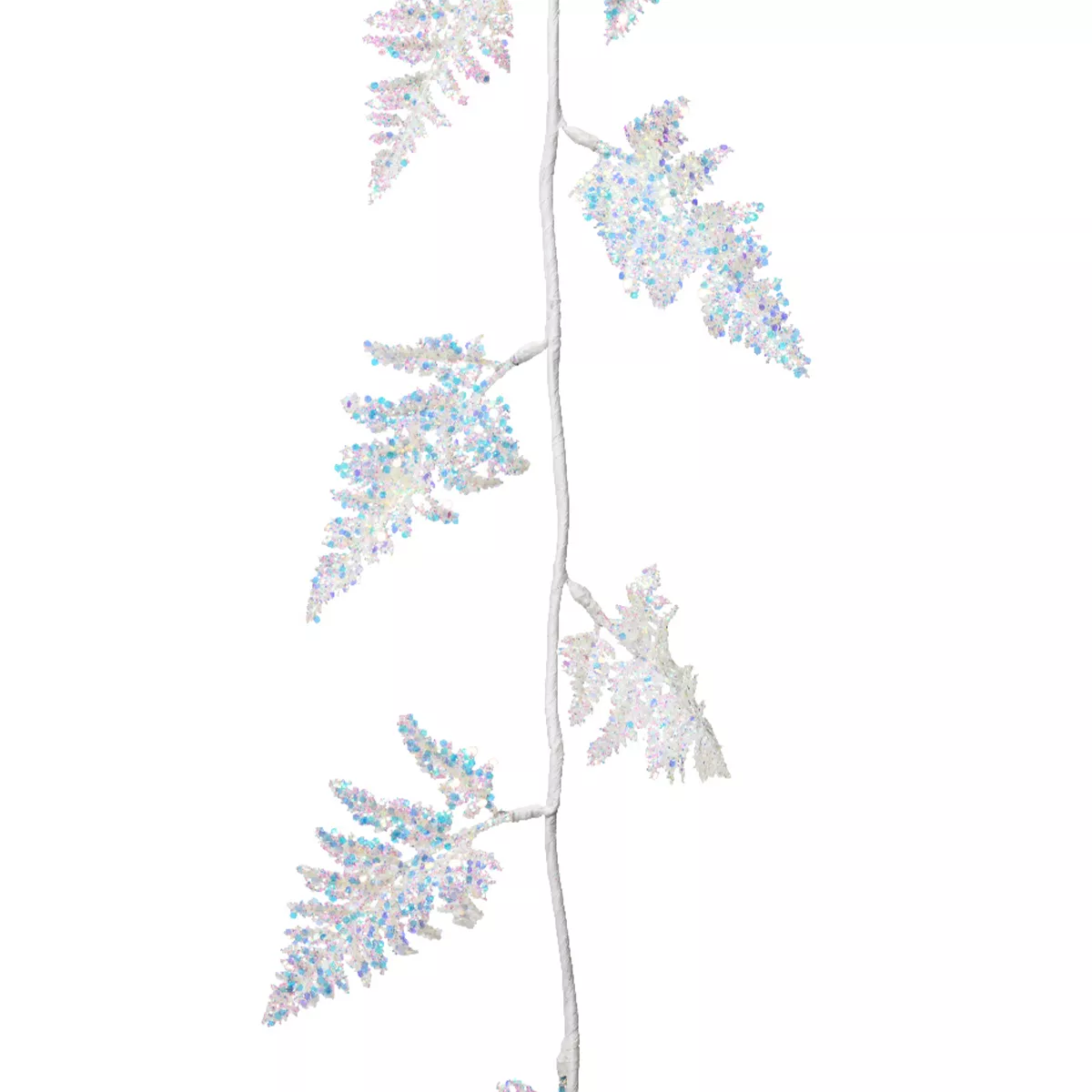 eminza Guirlande de feuille (110 cm) Fougère Royale Irisée