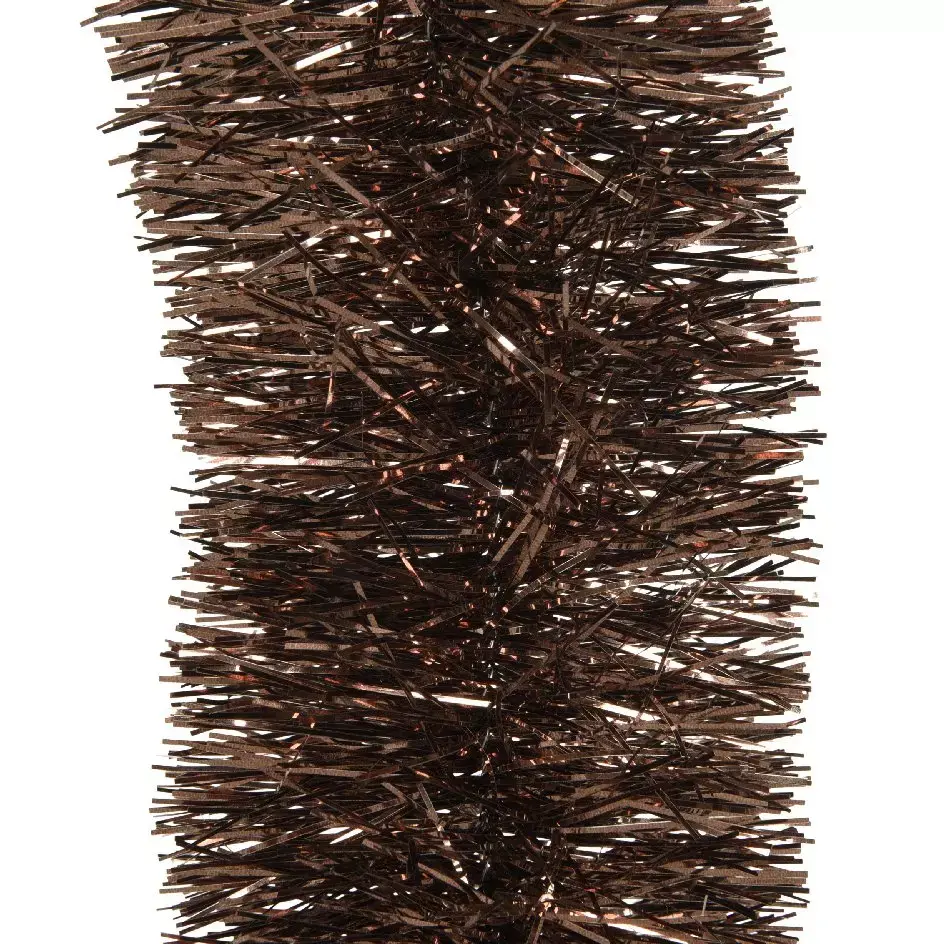 eminza Guirlande de Noël (D10 cm) Alpine XL Marron foncé
