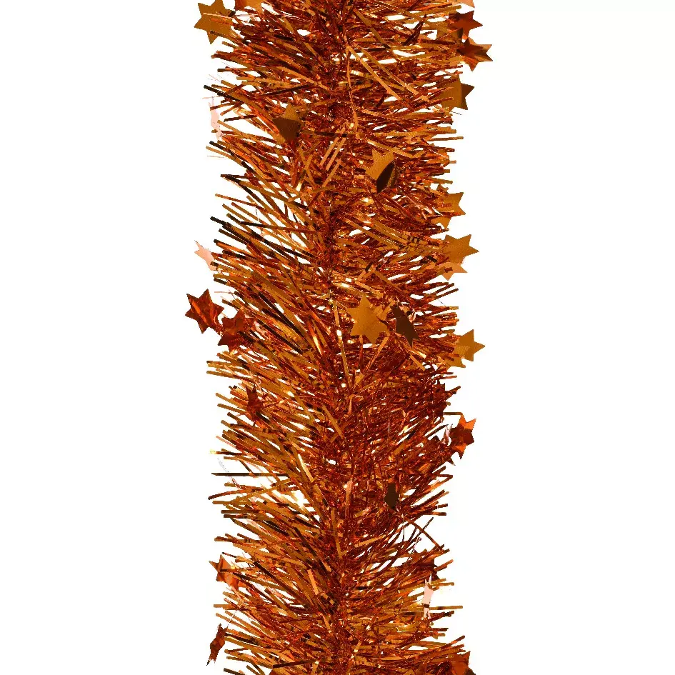 eminza Guirlande de Noël (D9 cm) étoilée Alpine Citrouille
