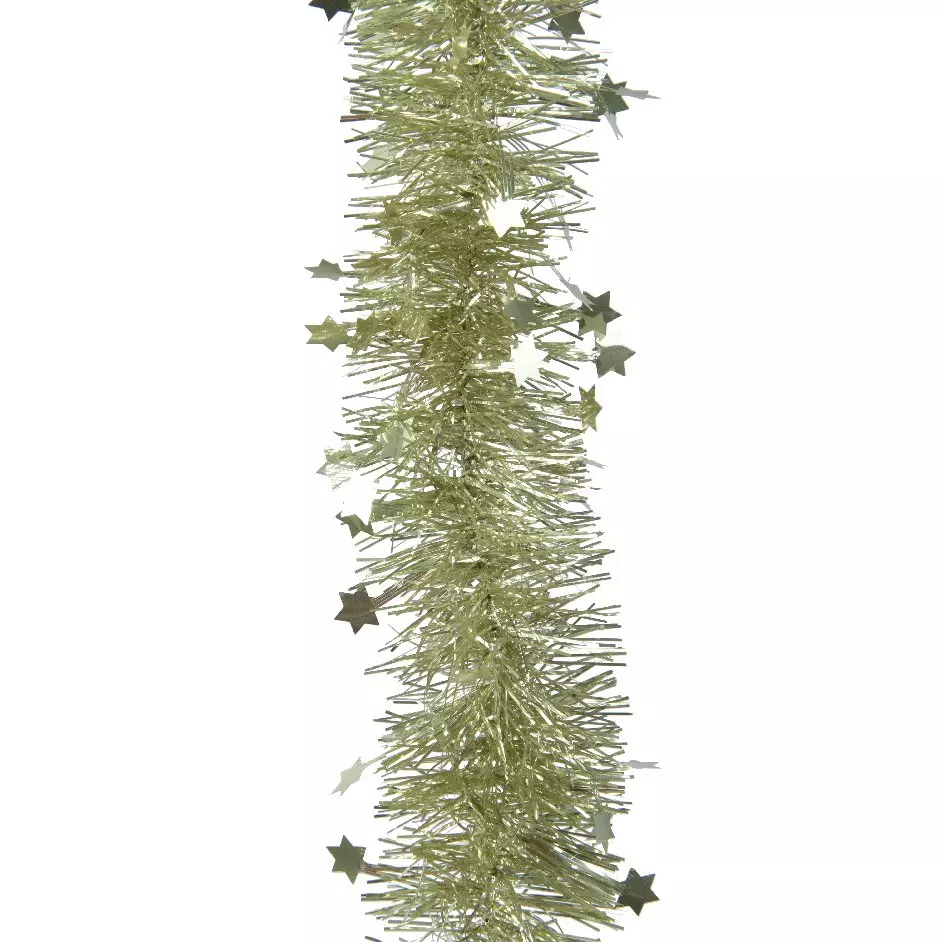 eminza Guirlande de Noël (D9 cm) étoilée Alpine Pistache