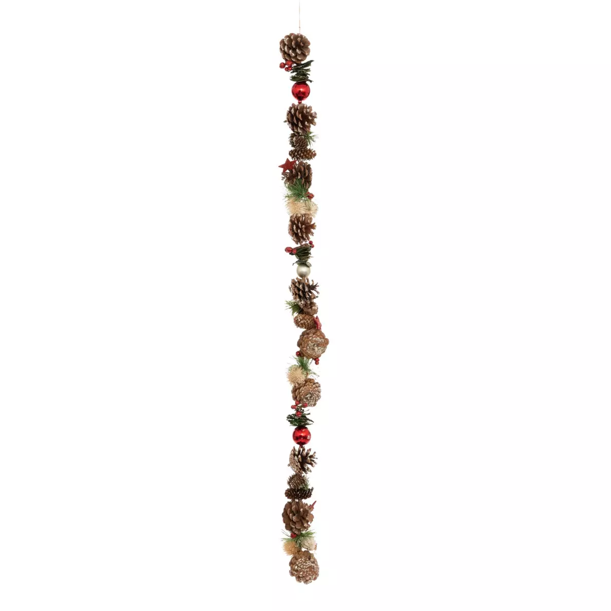 eminza Guirlande de pommes de pin (100 cm) Forêt enchantée