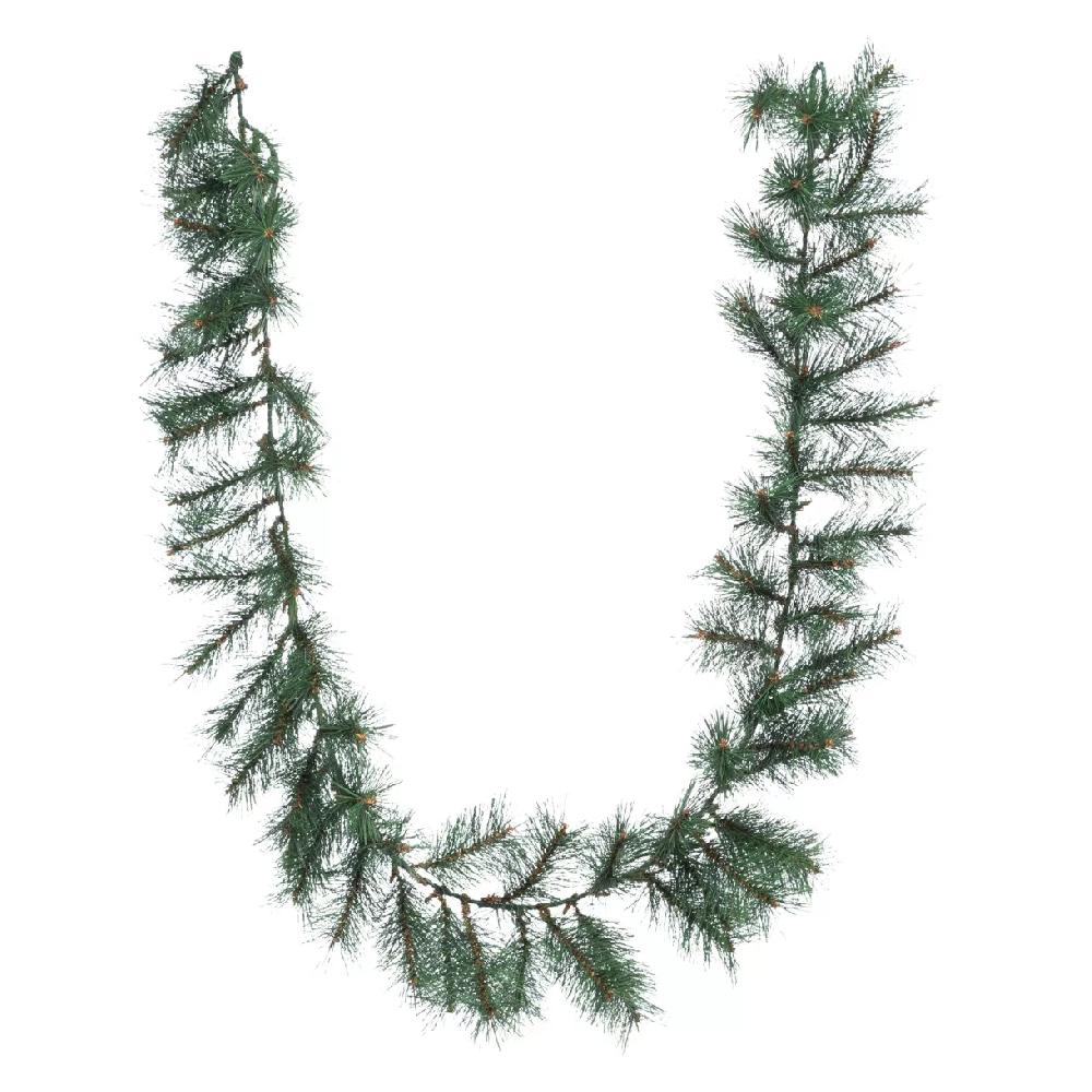 eminza Guirlande de sapin (180 cm) Aiguilles Windy Vert