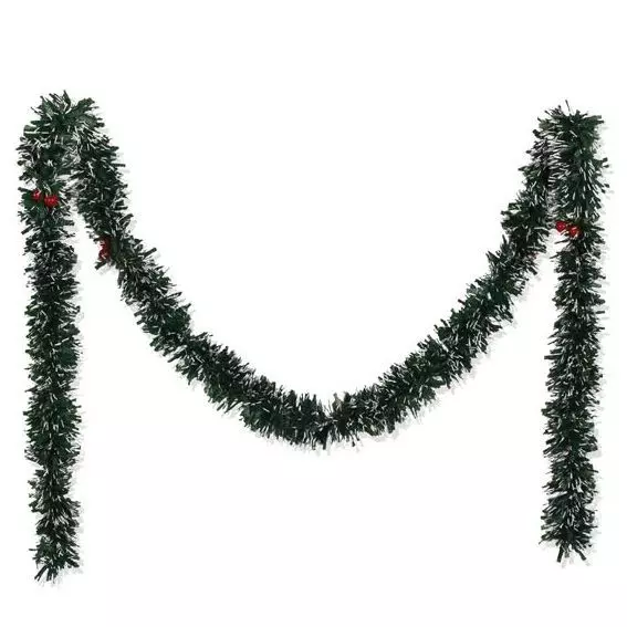 Eminza Guirlande De Sapin (200 Cm) Santa Baie Vert Enneigé