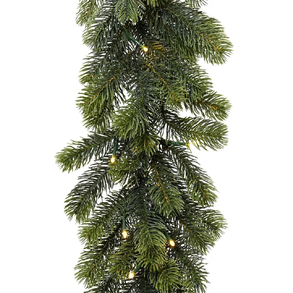 eminza Guirlande de sapin lumineuse 50 LED (270 cm) Winnipeg Blanc chaud