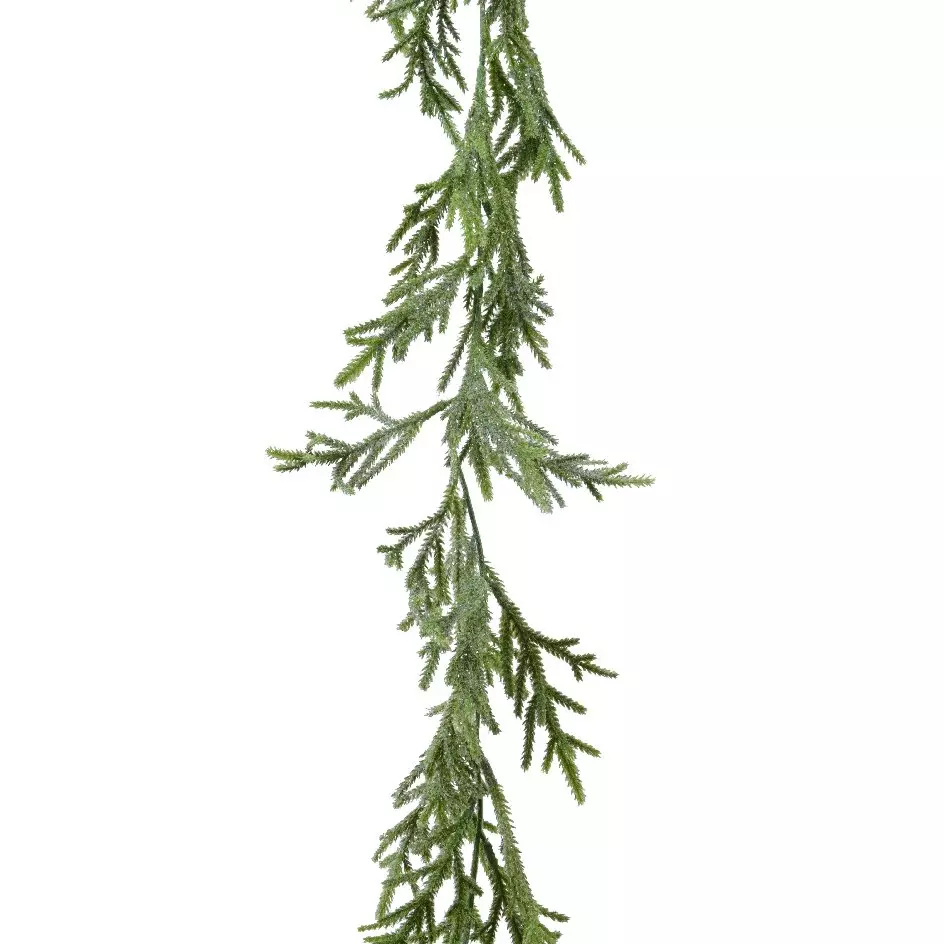 eminza Guirlande de sapin nature (180 cm) Epicéa Vert
