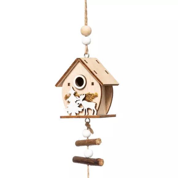 Eminza Guirlande Déco En Bois (1 5 M) Maisons Des Forêts