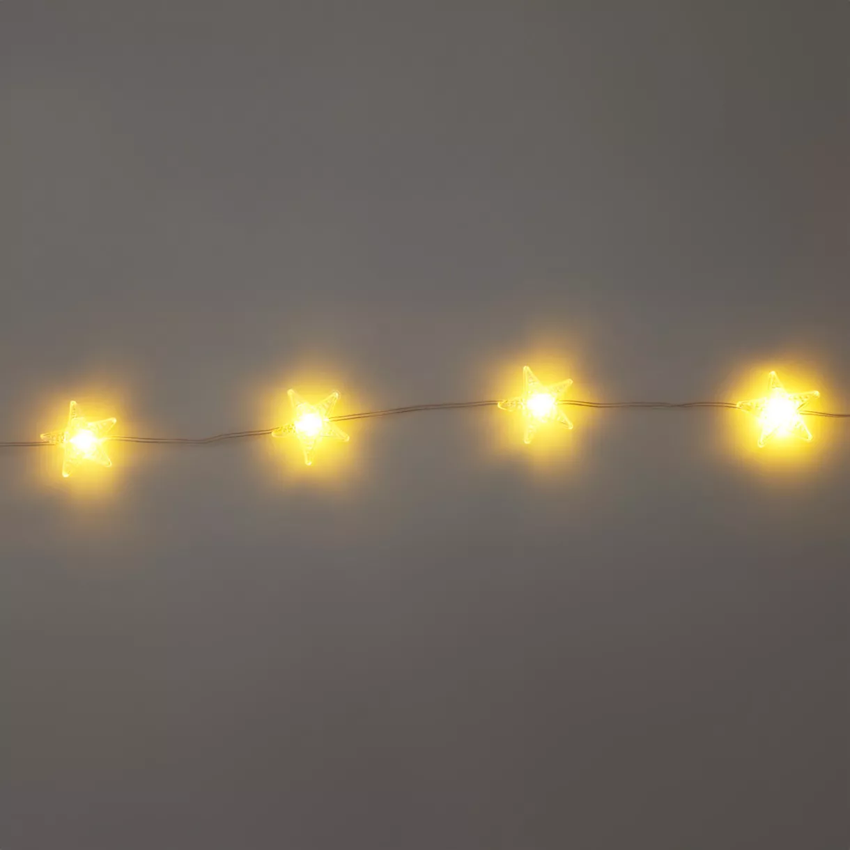 eminza Guirlande lumineuse 100 LED (12 90 m) Star Blanc chaud