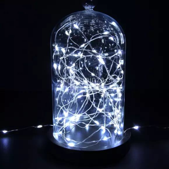 Eminza Guirlande Lumineuse 11 90 M 120 Micro LED Câble Transparent Blanc Froid