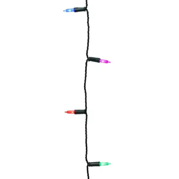 Eminza Guirlande Lumineuse 12 M 120 LED Câble Vert Twinkle Multicolore