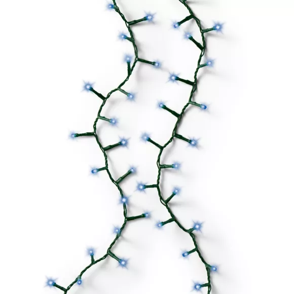 Eminza Guirlande Lumineuse 22 5 M 1000 LED Câble Vert Luxe Bleu