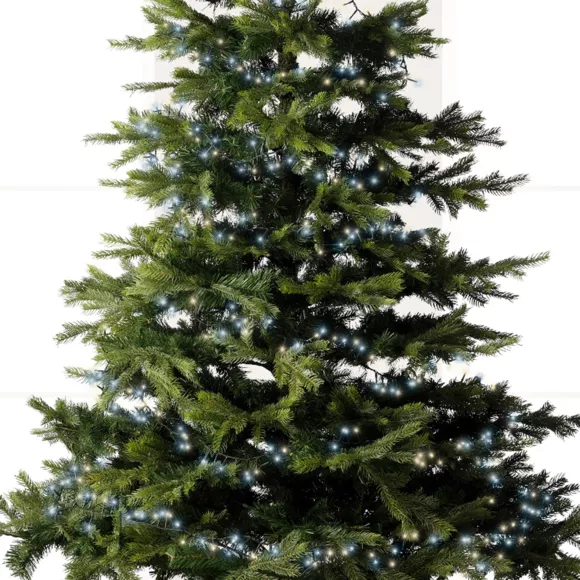 Eminza Guirlande Lumineuse 22 50 M 1000 LED Câble Blanc Luxe Blanc Froid