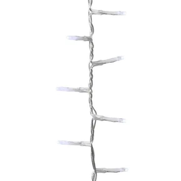 Eminza Guirlande Lumineuse 34 M 1500 LED Câble Blanc Luxe Blanc Froid