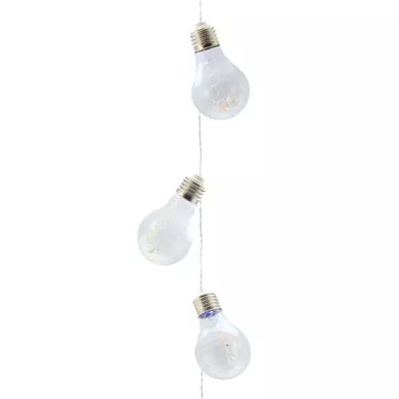 Eminza Guirlande Lumineuse Ampoule 2 70 M 10 LED Guinguette Multicolore