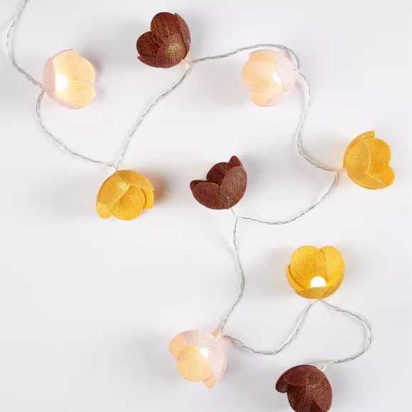 Eminza Guirlande Lumineuse LED Enfant (135 Cm) Fleurs Multicolore