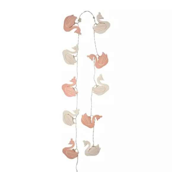 Eminza Guirlande Lumineuse LED Enfant (165 Cm) Cygne Blanche