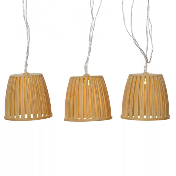 Eminza Guirlande Lumineuse Solaire 4 5 M 10 LED (H28 Cm) Celesta Naturel