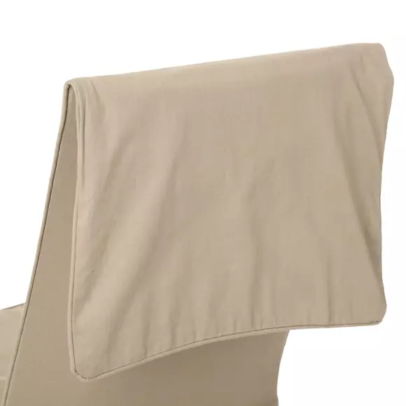 Eminza Housse De Chaise Coton (85 X 45 Cm) Sylla Beige Lin