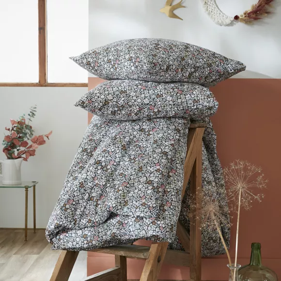 Eminza Housse De Couette Et Deux Taies Coton (260 X 240 Cm) Malia Multicolore