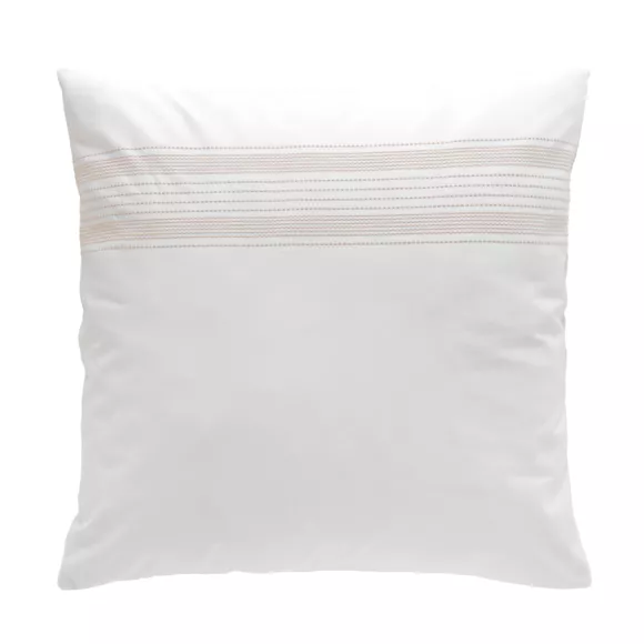 Eminza Housse De Couette Et Deux Taies Coton (260 X 240 Cm) Opéra Blanche