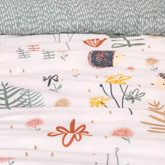 Eminza Housse De Couette Et Une Taie Enfant Coton (140 X 200 Cm) Polisson Multicolore