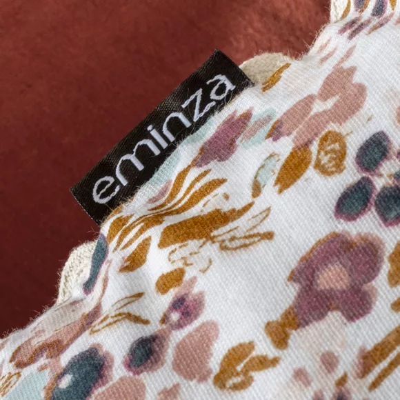 Eminza Housse De Couette Gaze De Coton (240 X 220 Cm) Constance Beige Pampa