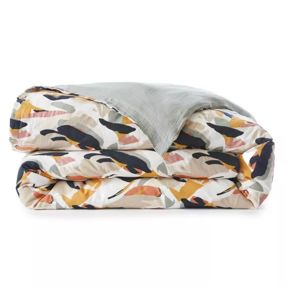Eminza Housse De Couette Gaze De Coton (240 X 220 Cm) Mathilda Multicolore
